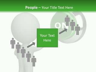 Business Person Conceptual PowerPoint Template