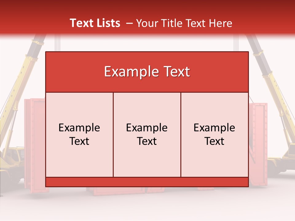A Crane Is Lifting The Word Plan Out Of The Ground PowerPoint Template
