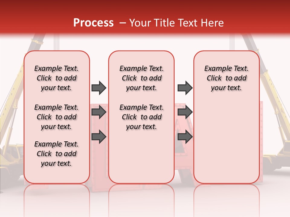 A Crane Is Lifting The Word Plan Out Of The Ground PowerPoint Template