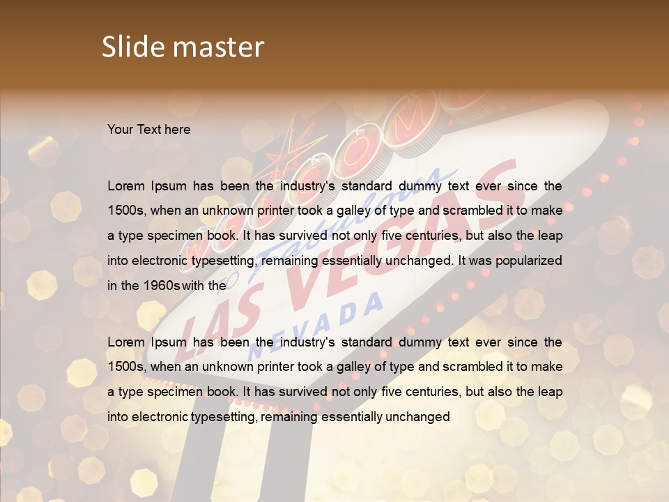 Evening Sin Usa PowerPoint Template