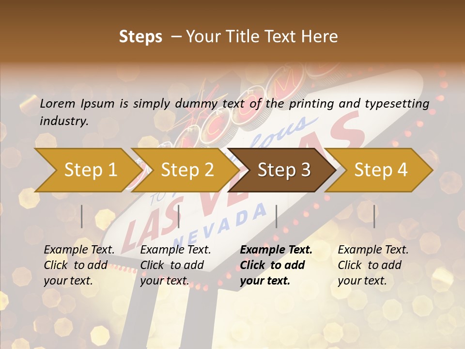 Evening Sin Usa PowerPoint Template