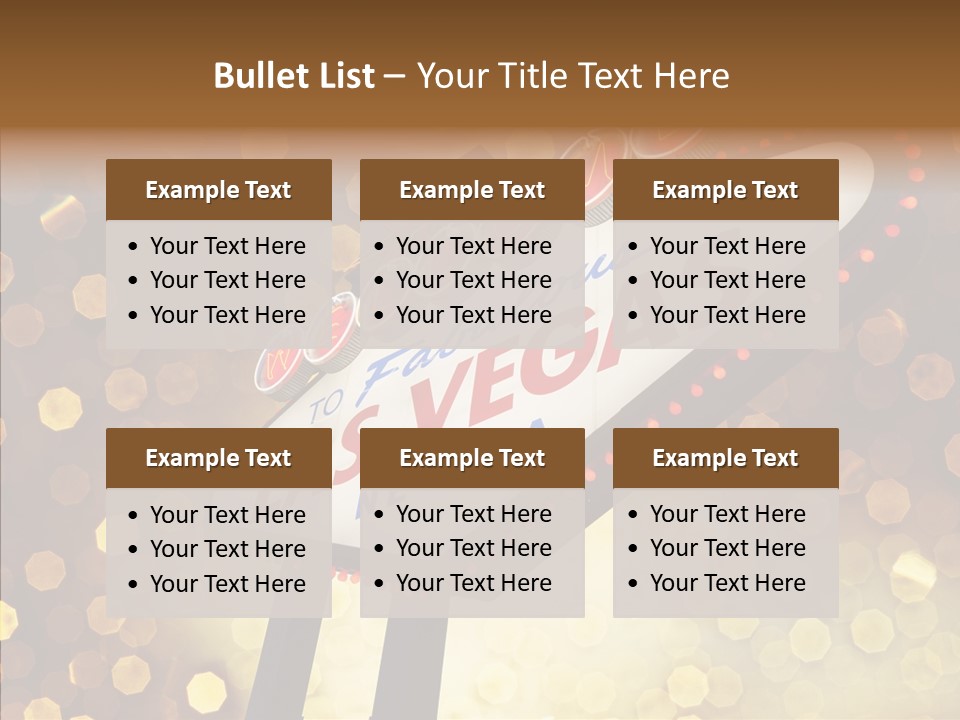 Evening Sin Usa PowerPoint Template
