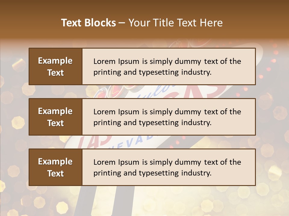 Evening Sin Usa PowerPoint Template