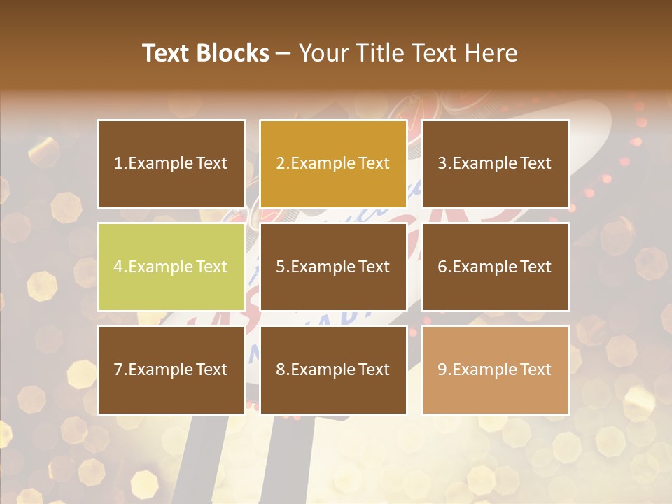 Evening Sin Usa PowerPoint Template