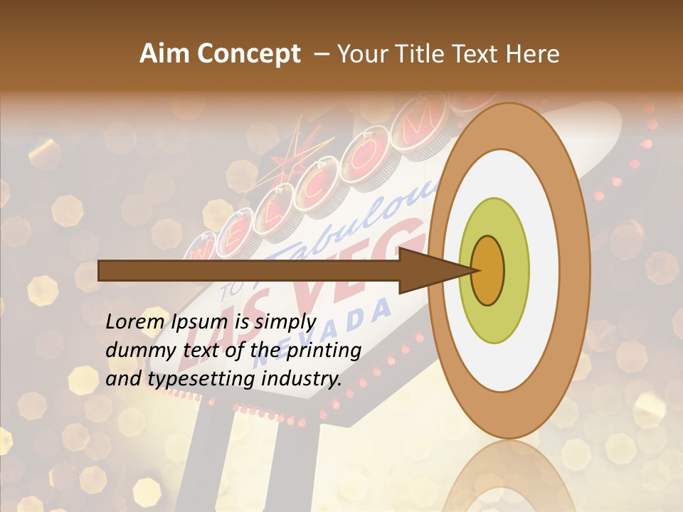 Evening Sin Usa PowerPoint Template