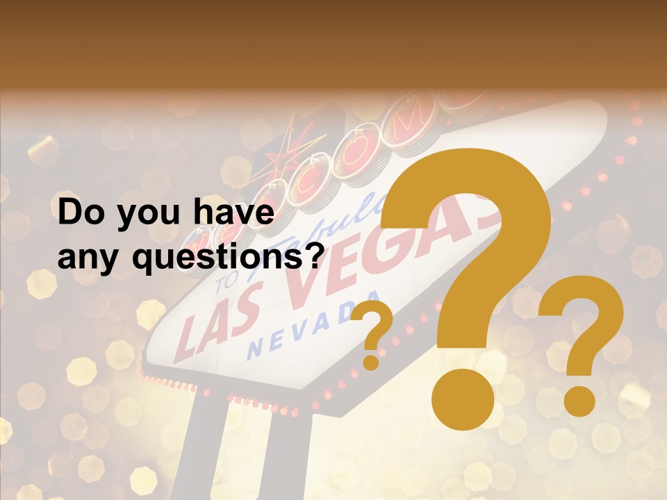 Evening Sin Usa PowerPoint Template