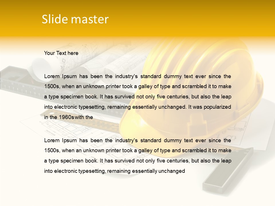Estate Construction House PowerPoint Template