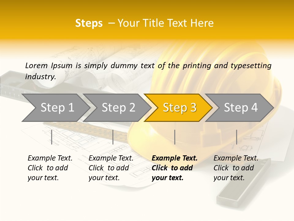 Estate Construction House PowerPoint Template
