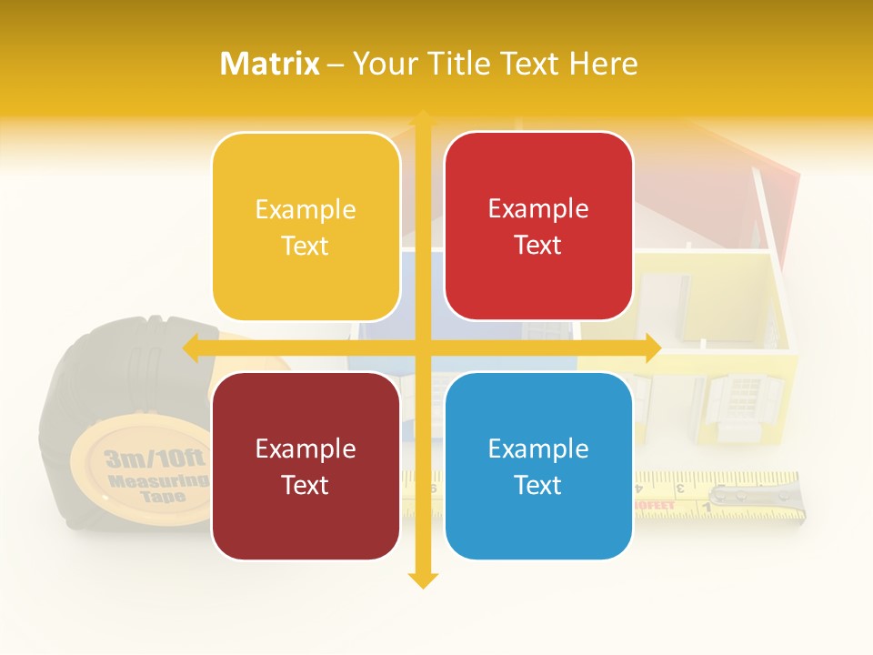 Mark Centimeter Ruler PowerPoint Template