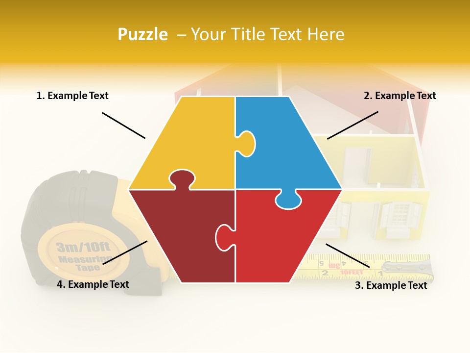 Mark Centimeter Ruler PowerPoint Template