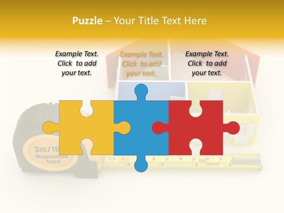 Mark Centimeter Ruler PowerPoint Template