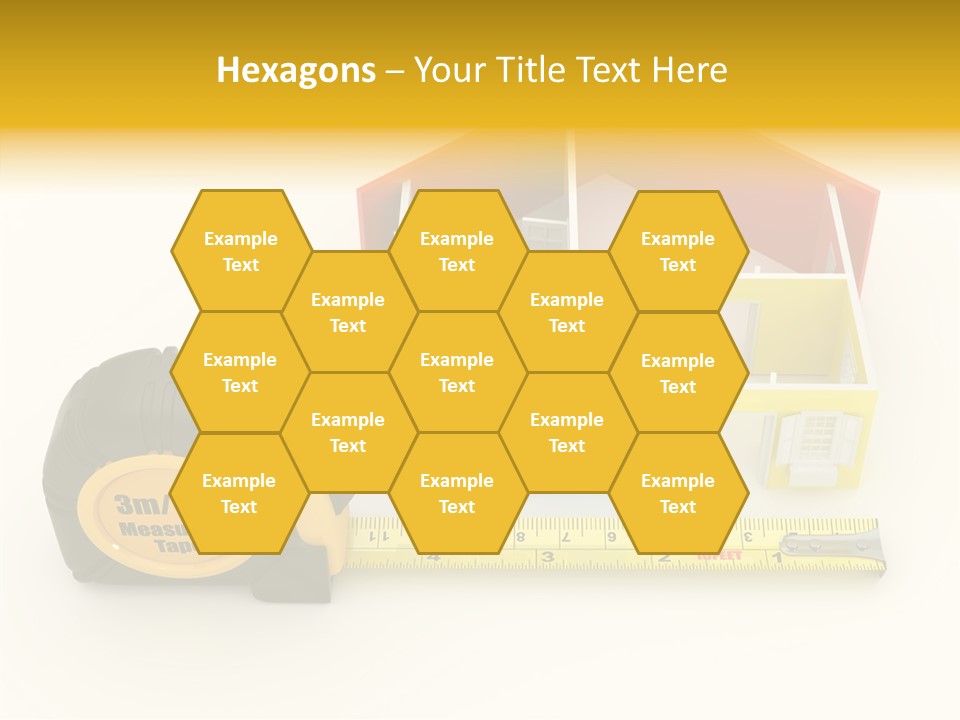 Mark Centimeter Ruler PowerPoint Template