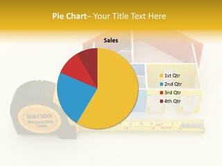 Mark Centimeter Ruler PowerPoint Template