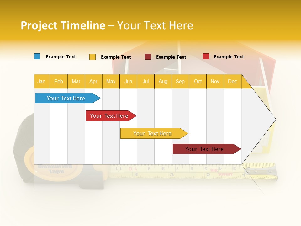 Mark Centimeter Ruler PowerPoint Template