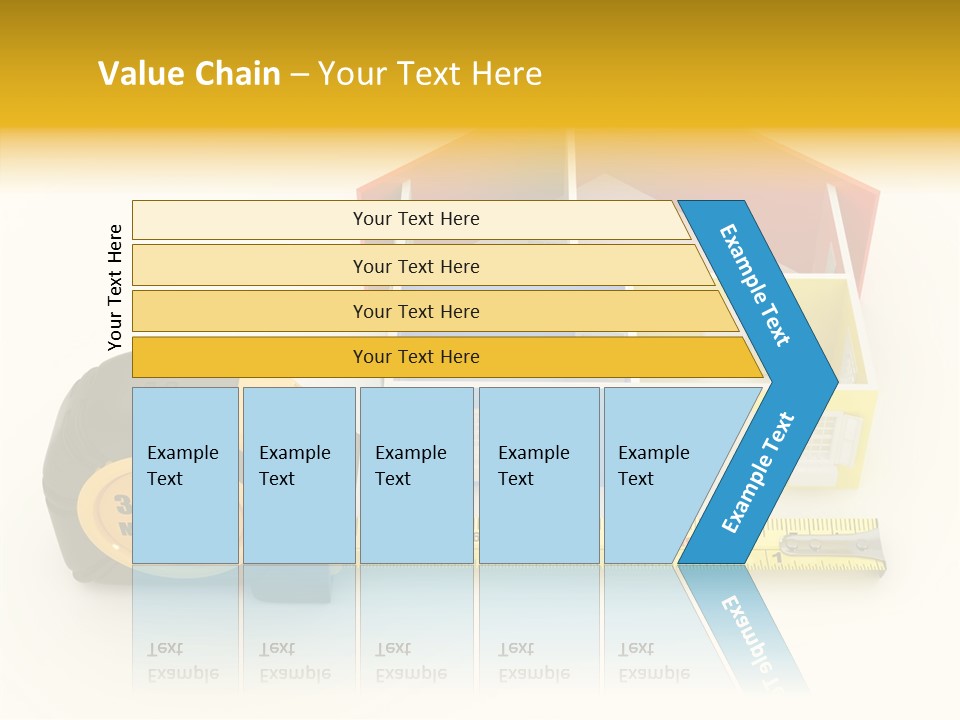 Mark Centimeter Ruler PowerPoint Template