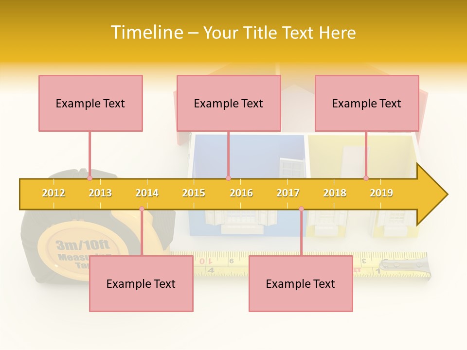 Mark Centimeter Ruler PowerPoint Template