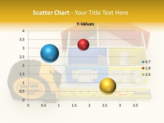 Mark Centimeter Ruler PowerPoint Template