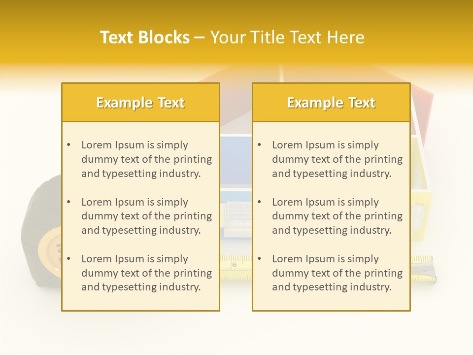 Mark Centimeter Ruler PowerPoint Template