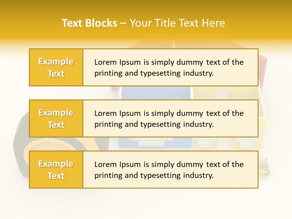 Mark Centimeter Ruler PowerPoint Template