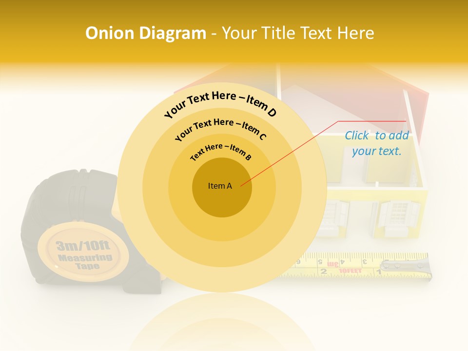 Mark Centimeter Ruler PowerPoint Template