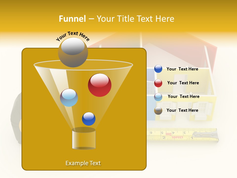 Mark Centimeter Ruler PowerPoint Template