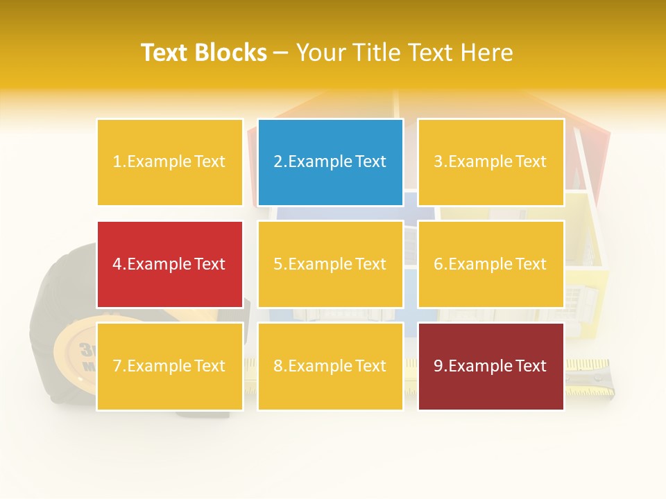 Mark Centimeter Ruler PowerPoint Template