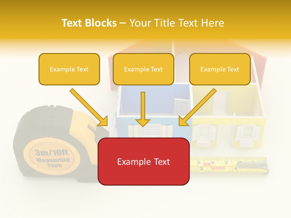 Mark Centimeter Ruler PowerPoint Template