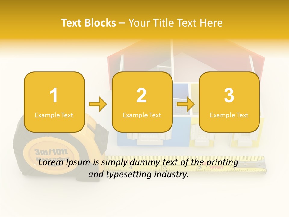 Mark Centimeter Ruler PowerPoint Template