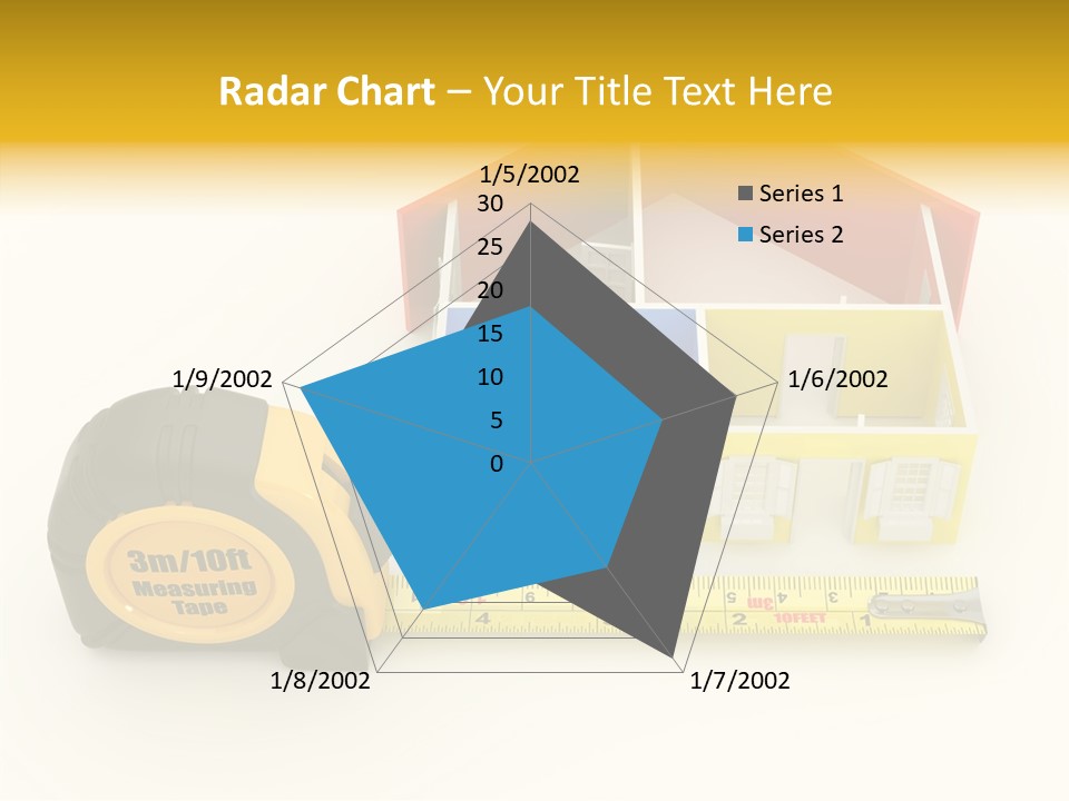 Mark Centimeter Ruler PowerPoint Template