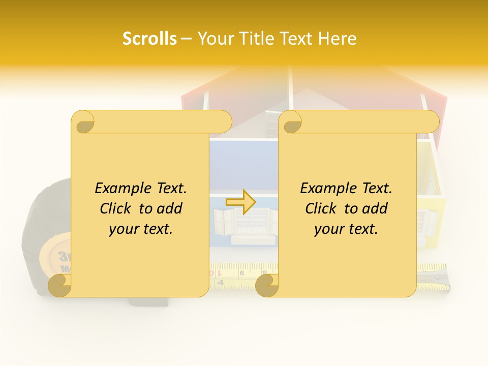 Mark Centimeter Ruler PowerPoint Template