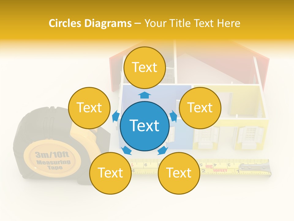Mark Centimeter Ruler PowerPoint Template