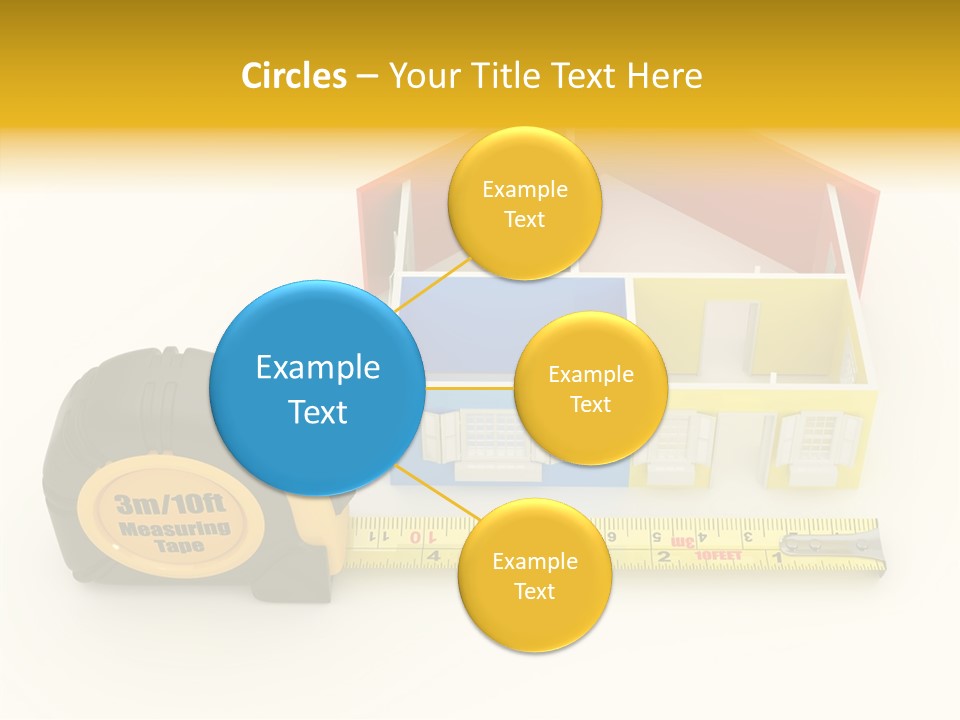 Mark Centimeter Ruler PowerPoint Template