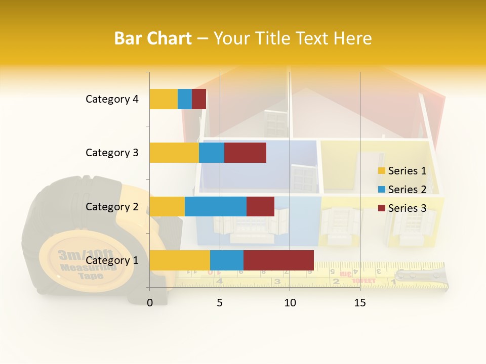 Mark Centimeter Ruler PowerPoint Template
