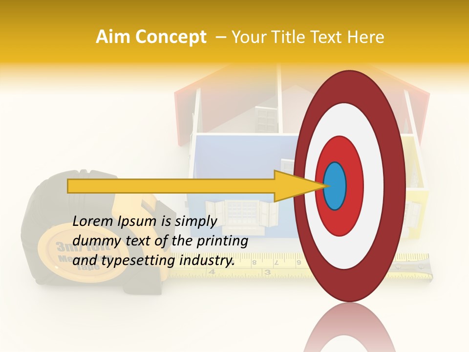 Mark Centimeter Ruler PowerPoint Template
