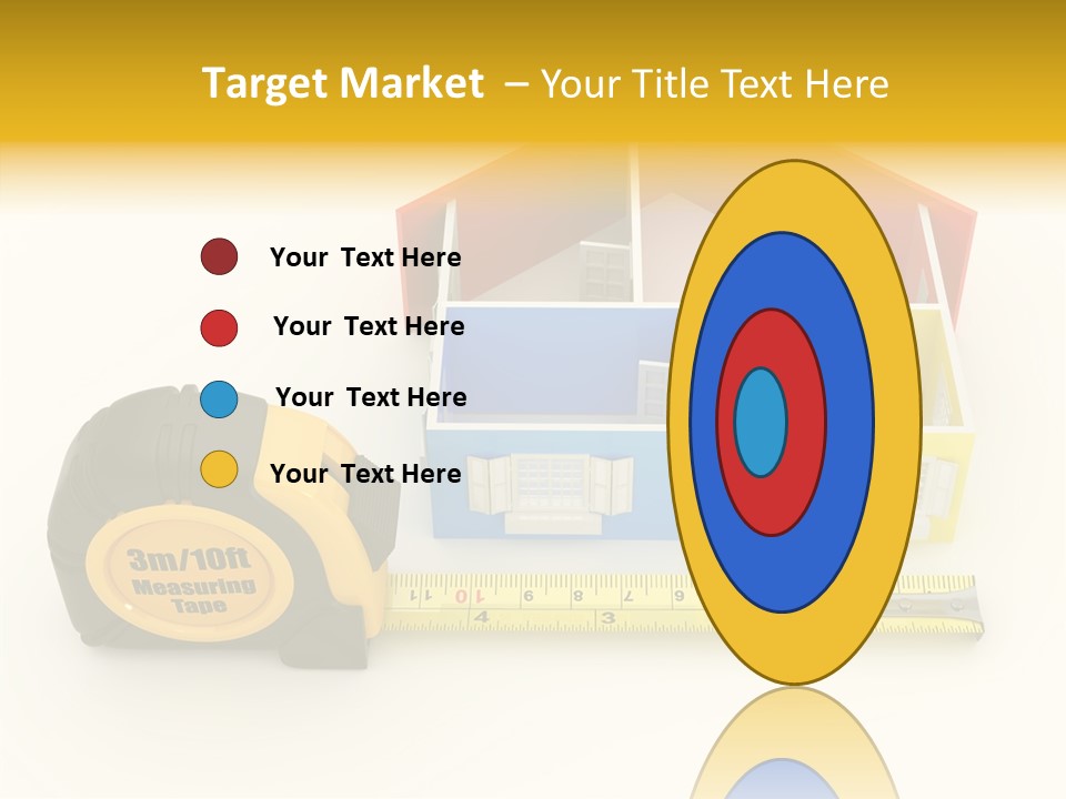 Mark Centimeter Ruler PowerPoint Template