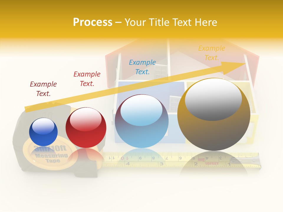 Mark Centimeter Ruler PowerPoint Template