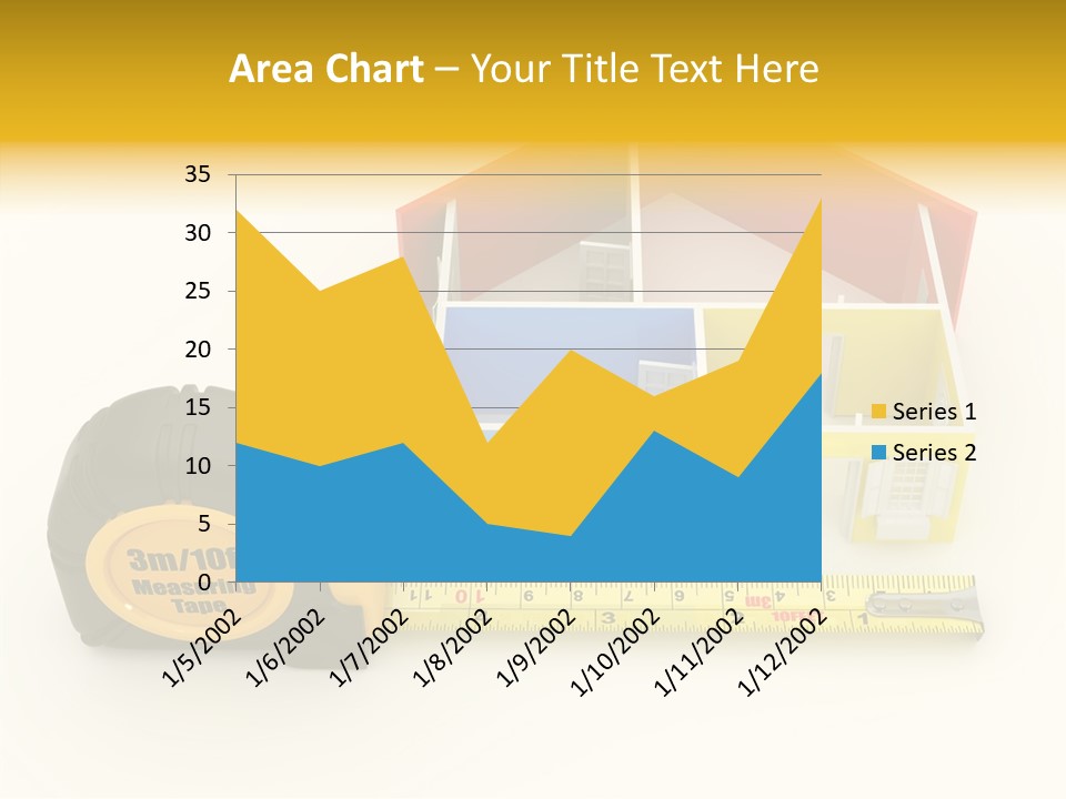 Mark Centimeter Ruler PowerPoint Template