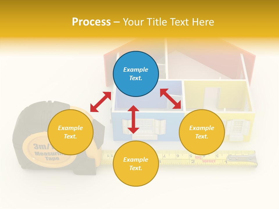 Mark Centimeter Ruler PowerPoint Template