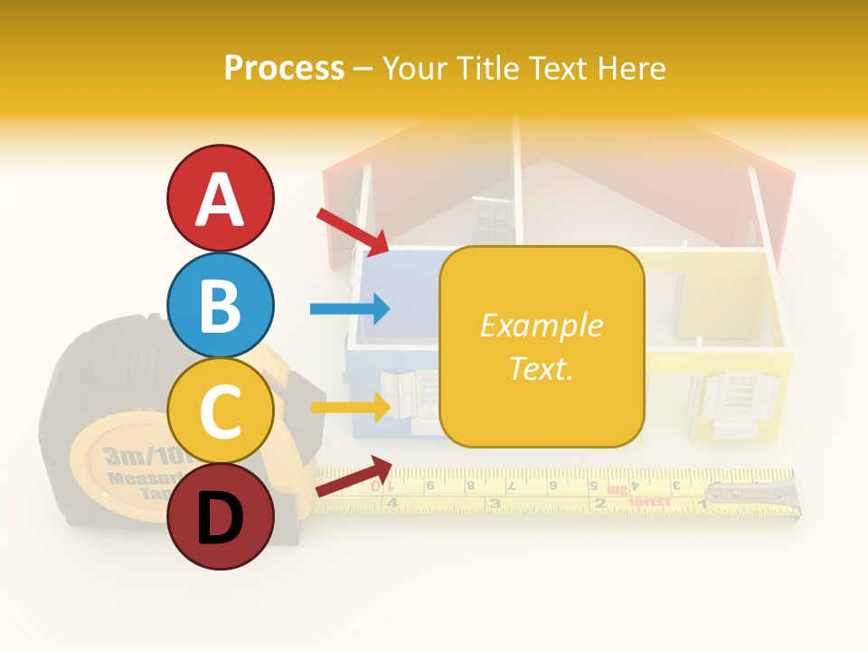 Mark Centimeter Ruler PowerPoint Template