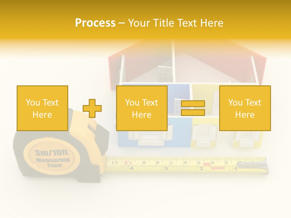 Mark Centimeter Ruler PowerPoint Template