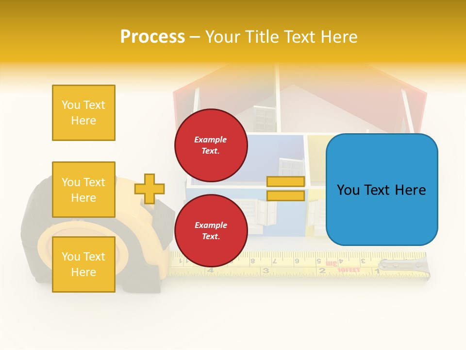Mark Centimeter Ruler PowerPoint Template