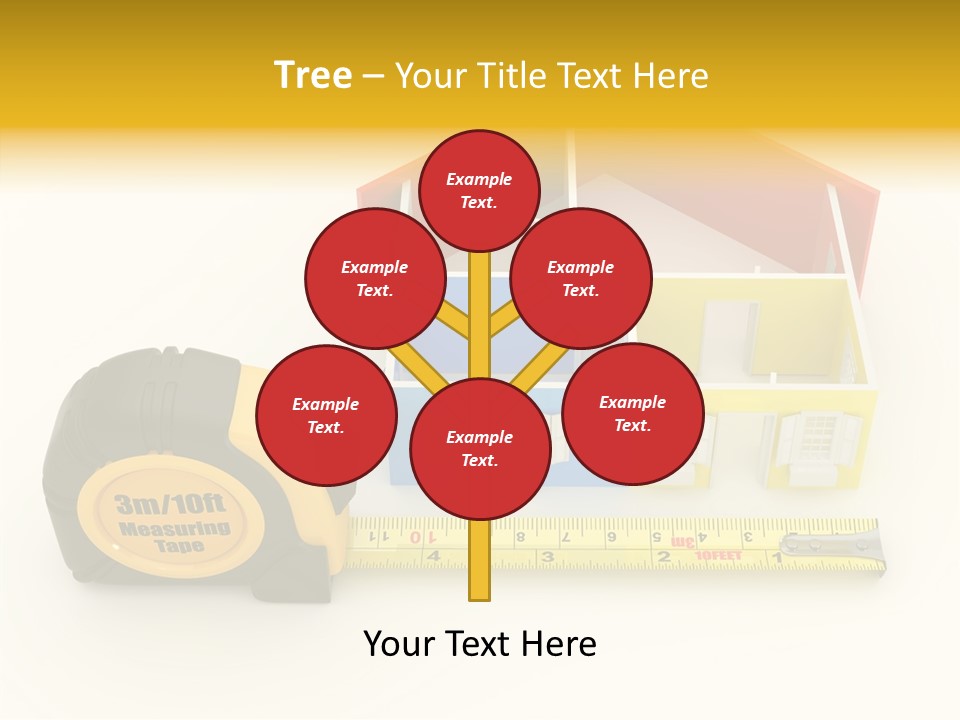 Mark Centimeter Ruler PowerPoint Template