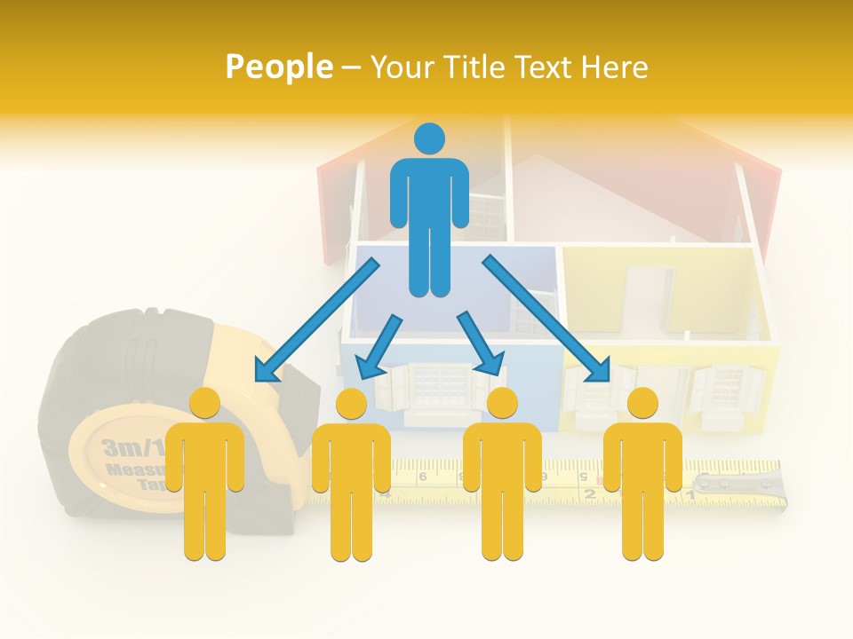Mark Centimeter Ruler PowerPoint Template