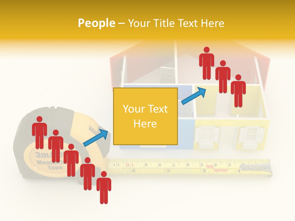 Mark Centimeter Ruler PowerPoint Template