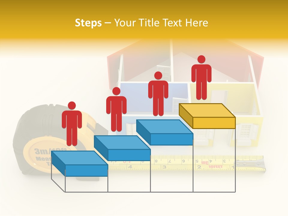 Mark Centimeter Ruler PowerPoint Template