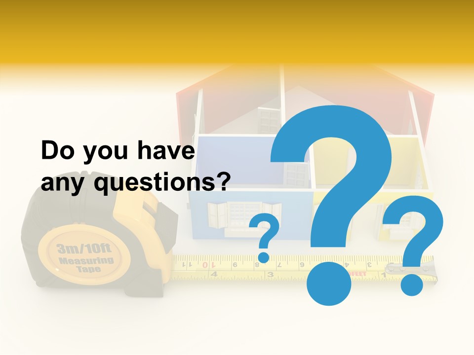 Mark Centimeter Ruler PowerPoint Template