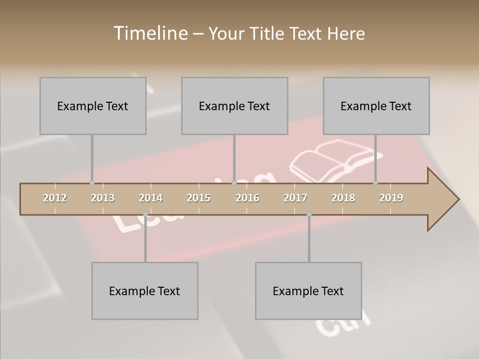 E Learning Distance Education Learning PowerPoint Template