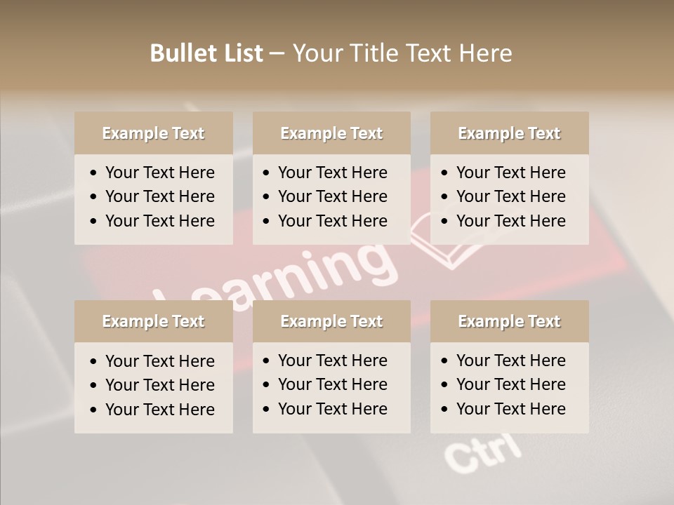 E Learning Distance Education Learning PowerPoint Template