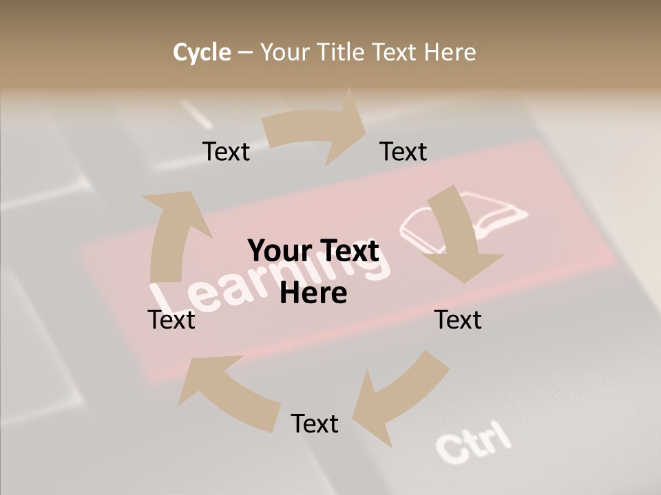 E Learning Distance Education Learning PowerPoint Template