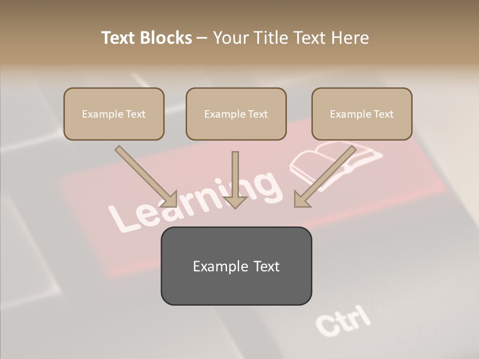 E Learning Distance Education Learning PowerPoint Template